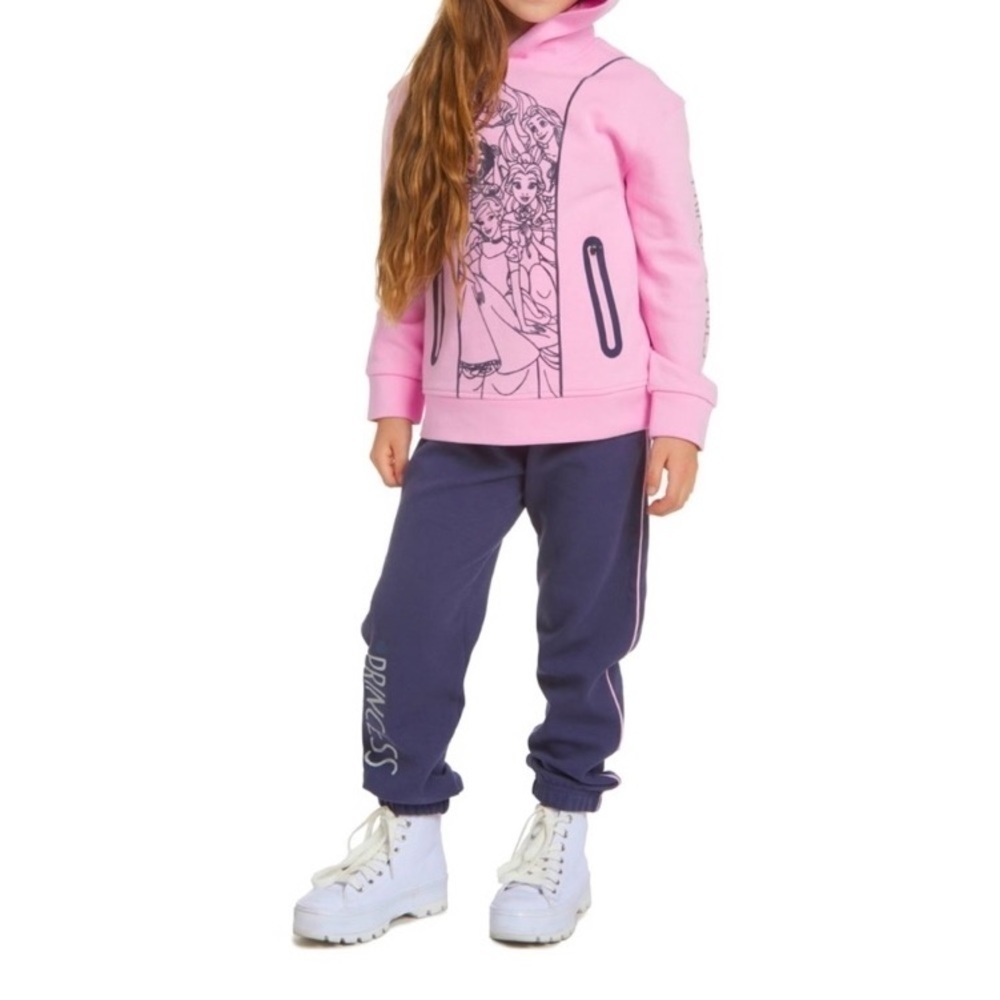 NWT-DISNEY-PRINCESS ACTIVE WEAR SET-SIZE 2T